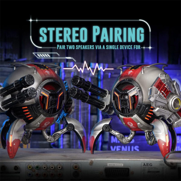 خرید اسپیکر GravaStar Mars Pro - بی‌سیم - نسخه ویژه Shark 14